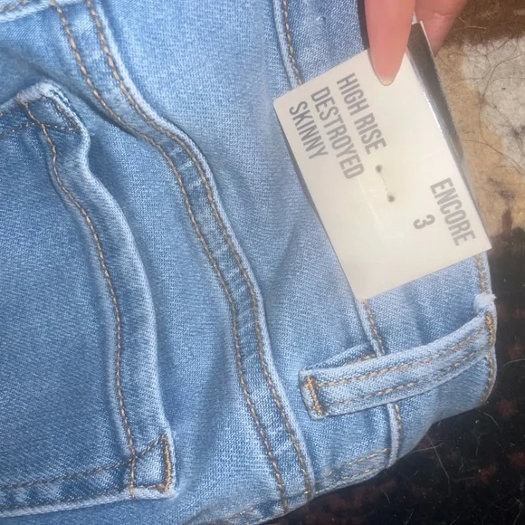 Encore Jeans Light Blue Denim - Picture 6 of 9